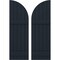 Ekena Millwork Americraft 5-Board (2 Batten) Wood Joined Board-n-Batten Shutters w/ Arch Top, ARW101BQ518X76OBH, PR ARW101BQ518X76OBH - alternate 1